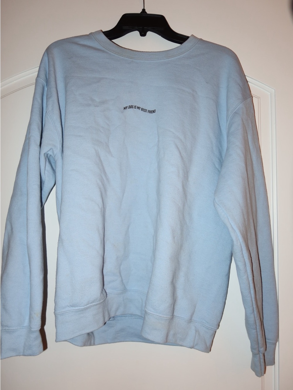 Light Blue Crewneck Sweatshirt